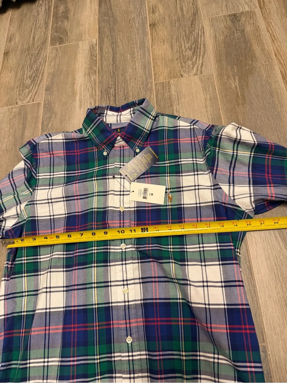 Polo Ralph Lauren Classic Fit Plaid Oxford Button-Down Shirt